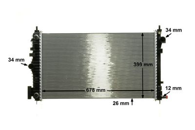 Vorschau Kühler, Motorkühlung Ansicht 10