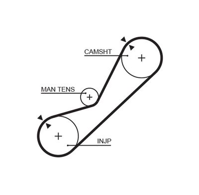 Timing Belt GATES 5200