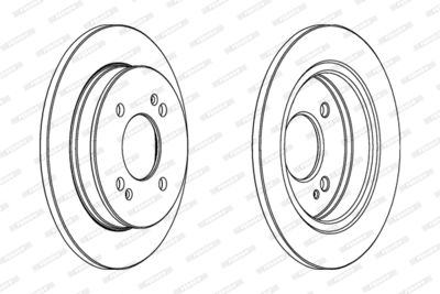 Bromsskiva FERODO DDF1793C