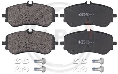 Zestaw klocków hamulcowych, hamulce tarczowe A.B.S. 35259