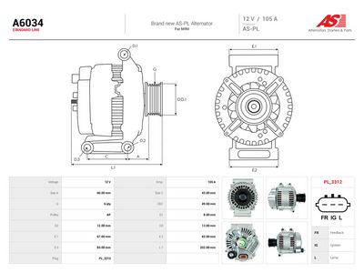 generátor AS-PL A6034