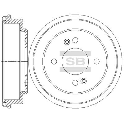 спирачен барабан Hi-Q SD2048