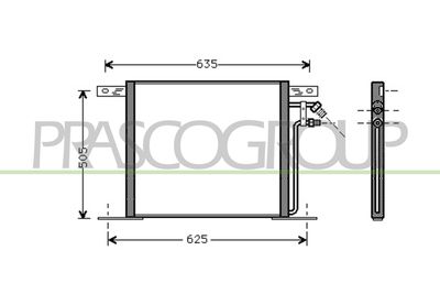 CONDENSATOR CLIMATIZARE PRASCO ME907C001