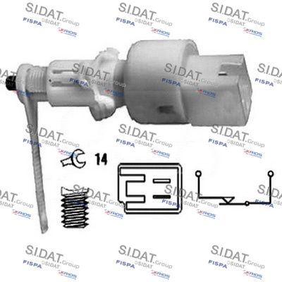 SIDAT 5.140050 Выключатель стоп-сигнала  для FIAT DOBLO (Фиат Добло)