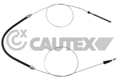 Тросик, cтояночный тормоз CAUTEX 017121 для FIAT UNO
