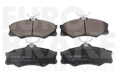 Комплект тормозных колодок, дисковый тормоз EUROBRAKE 5502224718 для VW TRANSPORTER