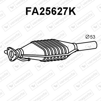 VENEPORTE FA25627K Катализатор для FIAT MAREA (185_) 1.9 JTD 110 (185AXT1A) VENEPORTE FA25627K Катализатор для FIAT MAREA (185_) 1.9 JTD 110 (185AXT1A)