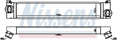 INTERCOOLER COMPRESOR NISSENS 96623 5