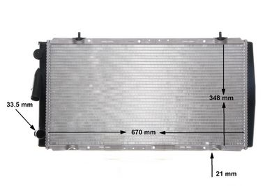 RADIATOR RACIRE MOTOR MAHLE CR426000S 11