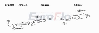 Układ wydechowy EUROFLO RNSCE206001