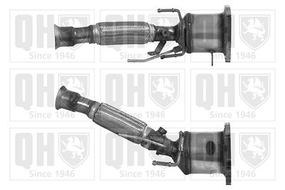 QUINTON HAZELL QCAT80282H Катализатор  для PEUGEOT 406 Break (8E/F) 2.2 HDi