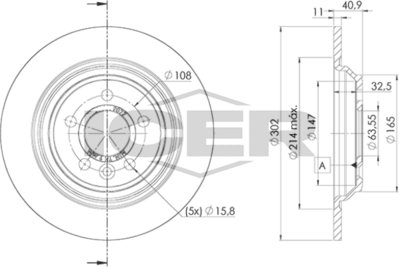 спирачен диск ICER 78BD9077-2