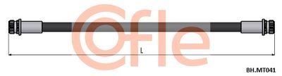 COFLE 92.BH.MT041 Тормозной шланг  для MITSUBISHI COLT VI (Z3_A, Z2_A) 1.3 LPG
