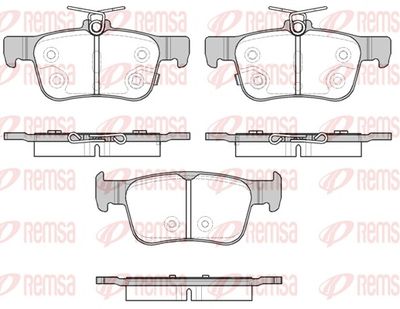 Brake Pad Set, disc brake 1551.32