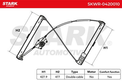 стъклоподемник STARK SKWR-0420010