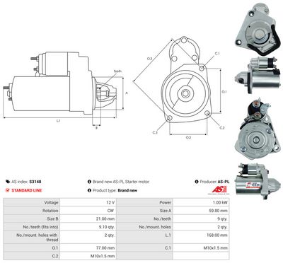 STARTER AS-PL S3148 4