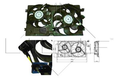 Fan, engine cooling 47403