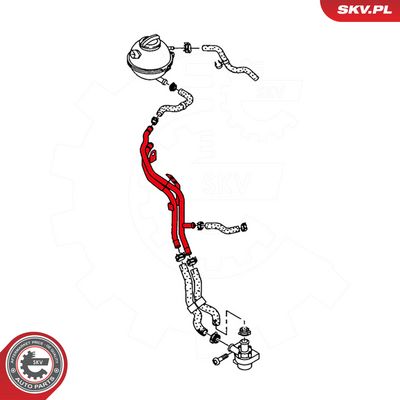 Potrubí chladiva SKV 43SKV782