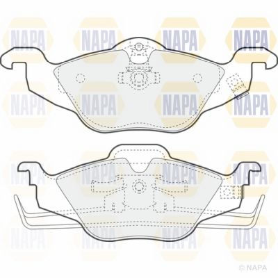 Brake Pad Set NAPA NBP1229