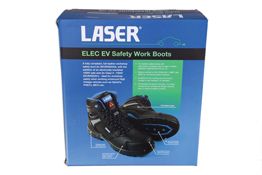 Laser Tools 7972 ELEC EV Safety Work Boots, Size 8 (UK) / 42 (EU)