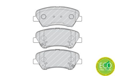 SET PLACUTE FRANA FRANA DISC FERODO FDB4613 1