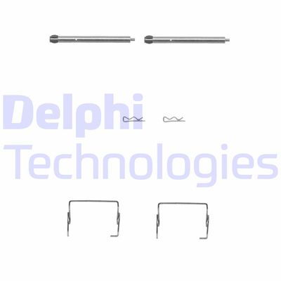 Комплектующие, колодки дискового тормоза DELPHI LX0264 для RENAULT SAFRANE