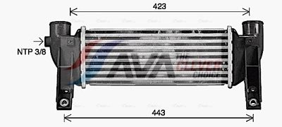 INTERCOOLER COMPRESOR AVA Clever Choice FD4697 1