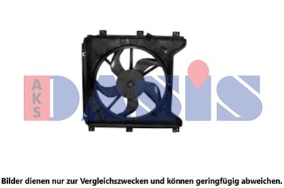 Вентилятор, охлаждение двигателя AKS DASIS 568018N для SSANGYONG ACTYON