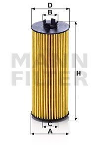 MANN-FILTER HU 6009 z Масляный фильтр  для FIAT FREEMONT (Фиат Фреемонт)