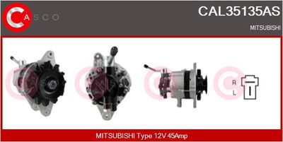Генератор CASCO CAL35135AS для MITSUBISHI L300