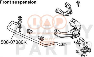 Опора, стабилизатор IAP QUALITY PARTS 508-07080K для MITSUBISHI L200