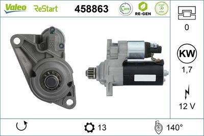 стартер VALEO 458863