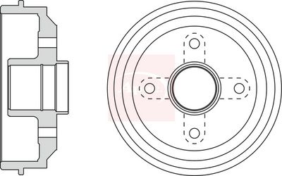 APEC Brake Drum DRM9142