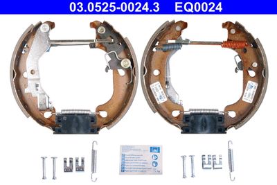 Комплект тормозных колодок ATE 03.0525-0024.3 для FIAT PUNTO