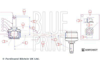 BLUE PRINT ADBP850026 Стойка стабилизатора для SUZUKI SWIFT V (AZ) 1.2 Hybrid (Mild Hybrid) (A2L412)
