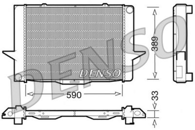 DENSO DRM33040 Крышка радиатора  для VOLVO 850 (Вольво 850)