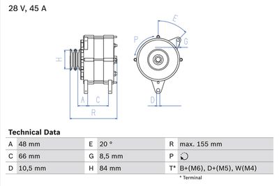 Alternator 0 986 037 221