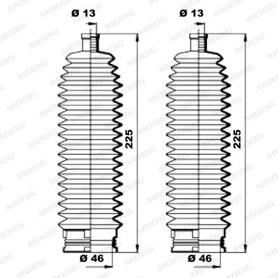 ANSAMBLU BURDUF DIRECTIE MOOG K150180 1