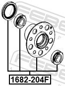 Wheel Hub 1682-204F