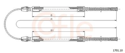CABLU FRANA DE PARCARE