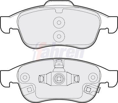 Fahren Brake Pad Set, disc brake FBP3652