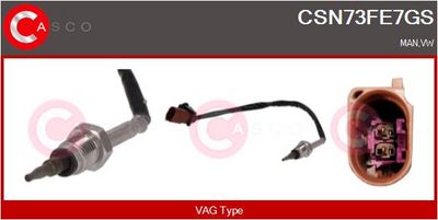 SENZOR TEMPERATURA GAZE EVACUARE