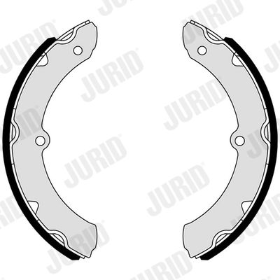 Комплект тормозных колодок JURID 362593J для TOYOTA DYNA