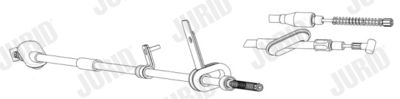 Тросик, cтояночный тормоз JURID 434536J для OPEL AGILA