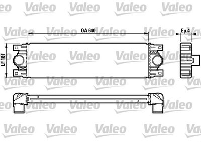 VALEO 817115 Інтеркулер для OPEL (Опель)