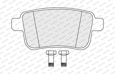 Remblokken set Achter , past: NISSAN NV250 1.5D 07.19-