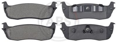 Zestaw klocków hamulcowych, hamulce tarczowe A.B.S. 38711