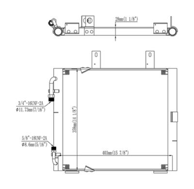 CONDENSATOR CLIMATIZARE WALKER WCD00117 6
