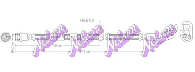 Тормозной шланг KAWE H6899 для MAZDA 2