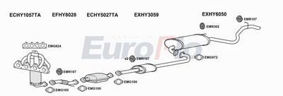 Układ wydechowy EUROFLO HYI30141001A00